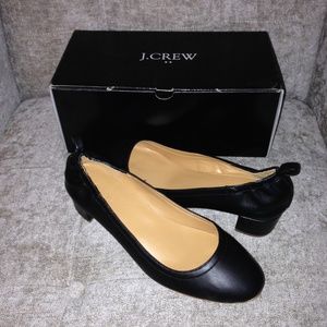 NWT J Crew Anya Block Heel Pumps